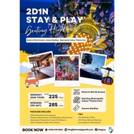 Genting 2D1N Resorts World AWANA (BKFST)+ Awana SkyWay ReturnTicket+ Skytropolis ThemePark Ticket for 2Pax(Fr RM225/Pax)