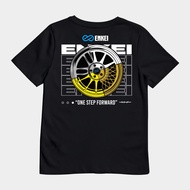 KARIMAKE Unisex Children's Distro T-Shirt with Enkei Wheels Rim Image