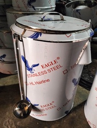 stainless juicer buko juicer palamig juice doble wall free laddle 22" height 15" dimension
