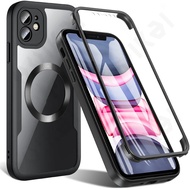 360° Magnetic Phone Case For OPPO Reno 4Z 5Z 5F 5 Lite 6Z 6 Lite 7 5G 12F 13F 13 12 Pro 5G 2In1 Scre
