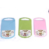 Cutting Board Plastic Multipurpose 2 Sides Size (W X L X Thick) 190x300 x4 mm