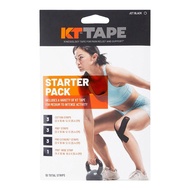 KT Tape Unisex Adults Tape Injury Tape Starter Pack (Black) - Sports Direct
