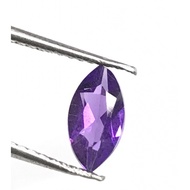 8x4 mm. marquise shape 1 natural amethyst gemstone 1 8x4 mm 1