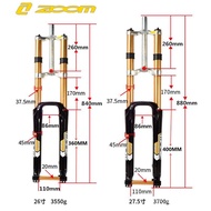 Taiwan ZOOM Front Fork 87cm 97cm Mountain Bike Speed Down AM Shock Absorber Front Fork 680DH Disc Br