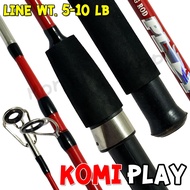 Komi Play Fishing Rod 5 Feet Long 2 Rods Solid Carbon Ink