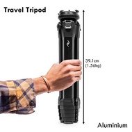 Peak Design Travel Tripod - Aluminum 旅行三腳架 - 鋁合金版｜輕量便攜 9kg承重 39.4cm收納 攝影旅行必備神器 | 香港行貨 永久保養