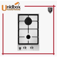 EF HB AG 230 VS A 30CM Stainless Steel Domino Gas Hob-LPG/EF/2 Burners/Kitchen Appliances/Cooking Ho