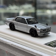 FH 1:64 Nissan 2000GT-R KPGC10 Alloy Car Model Opening Hood