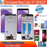 For Huawei Nova 2 Lite LDN-LX2 / Huawei Y7 Prime Y7 Pro 2018 / HONOR 7C LCD Display Screen With Fram