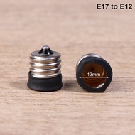 (YY)2Pcs 2025 E17 To E12/ E14 Lamp Holder Led Light Base Converter Screw Bulb Socket Adapter LED Sav