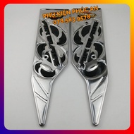 Thảm lót sàn xe AB Airblade năm 2016 2017 2018 2019 gác để chân trước air blade cao su carbon inox -