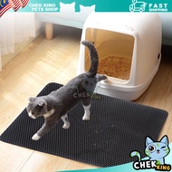 Double Layer Cat Litter Pad Trapping Mat EVA Pet Carpet Waterproof Washable Mat Carpet Pasir Kucing