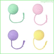 RAN Sisal Balls Cat Toy Cat Interactive Toy Kitten Balls Toy Cat Scratcher Toy Balls