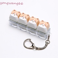 QUOTA Keycap Keyring, 4 Keys Keyboard Fidget Toy