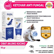 Istana - Ketovar Cream 10Gr Obat Anti Gatal Salep Jamur Untuk Kucing Anjing Anak Kitten Puppy Alergi