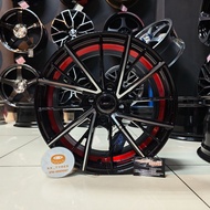 [4PCS] New Sport Rim 15inch HOF HF68R 15X7JJ ET35 4H100 MB