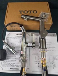 日本TOTO抽拉式水喉冷熱伸縮銅體衛生間洗臉盆台面盆升降多功能