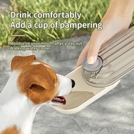 2 in 1 Dog Out Water Cup Outdoor Portable Food Cup Water Cup Take Pet Accompanying Cup Outside The House Outdoor Dog Drinking Fo