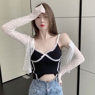 Women Bolero blazer White Short/long Sleeve Shrugs Lace Bolero filipiniana outerware cardigan blouse
