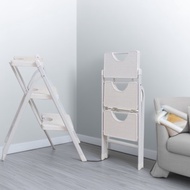[In stock] Portable Step Ladder Foldable Ladder Step Stool Non-Slip XPEz Z7GP