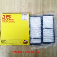 Air conditioner filter, cabin filter for Mazda 5 2.0L and 2.3L 2006, 2007, 2008, 2009, 2010 CC64-61-
