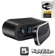 電子鐘針孔攝錄機 無線錄影攝像時鐘 針孔鏡頭 偽裝攝像鏡頭 WIFI攝錄機 偷拍 錄音 蒐證