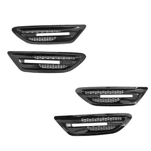 1Pair Car Side Fender Air Vent Trim Cover For BMW F10 Sedan 5-Series M5 2011-2017 Grille Outlet Fram