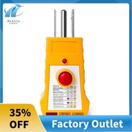 Outlet Tester for Grounding Products, Outlet Tester with GFCI, Electrical Receptacle Tester, Plug Te