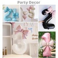 Large number ball 70cm with bow