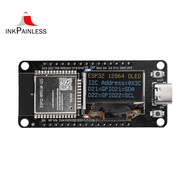 ESP32 ESP-WROOM-32D   Development Board CH340 with 0.96 OLED Screen Yellow Blue Display