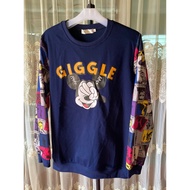 Preloved Sweatshirt Giggle navy sweater