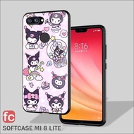 Xiaomi Mi 8Lite Glitter Softcase |Fr112| Mi8 Lite Glitter Case | Unique Cool Cute Cartoon Freedom Ca