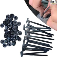 Multi-purpose plastic pin combined with car cable tie