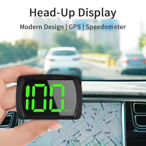 Big Font Speedometer Car HUD 2.8 Inch Digital GPS For Car Truck Bus Plug and Play Head-Up Display KM