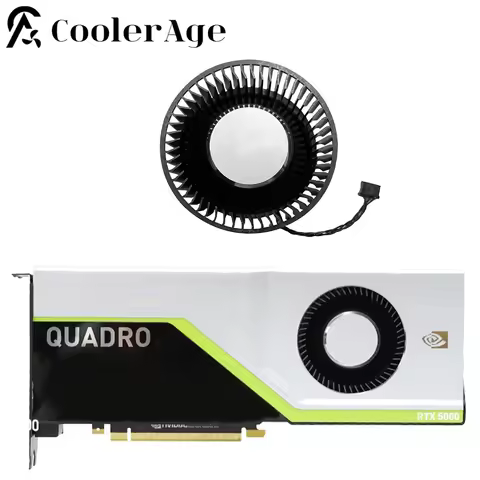 For NVIDIA Quadro RTX 5000 6000 8000 Video Card Fan 73MM BFB1012SHA01 RTX5000 RTX6000 RTX8000 Graphi