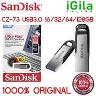 SanDisk CZ73 Ultra Flair 16GB / 32GB / 64GB / 128GB USB 3.0 Pendrive Flash Drive. LIKE CZ50 CZ48 KIN