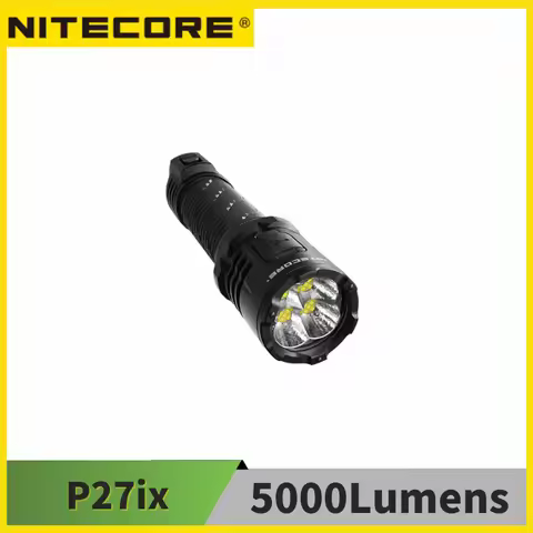 NITECORE P27iX 5000 Lumens Tactical Flashlight Customizable Variable Beam Pattern Military USB-C Tro
