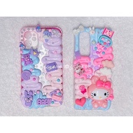 奶油胶手机壳 CUSTOMISED Handmade Decoden Cream Phone Casing Soft Silicone Casing