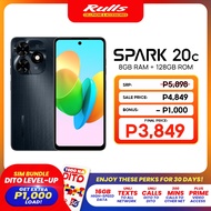 TECNO Spark 20C Smartphone | 8GB+128GB | Octa-core Processor | 50MP Camera (EARN P1000 BONUS LOAD)