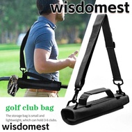 WISDOMEST Golf Carrier Bag Nylon Mini Handheld Golf Club Bag Golf Training