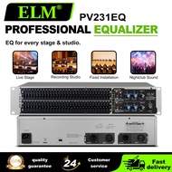ELM PV231EQ Professional Equalizer, Dual 31‑Band Graphic Audio Equalizer for Live Stage & Karaoke