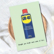 1pc, Funny Card, With Envelope, High-Quality Print, 6.29" X 4.33", Fun 40th Birthday Greeting Note, 