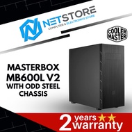 COOLER MASTER MASTERBOX MB600L V2 WITH ODD STEEL CHASSIS - MB600L2-KN5N-S00