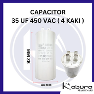 Capacitor CBB60 Kapasitor 35 UF 450 VAC 4 Kaki / 4 Pin Submersible Pump Untuk Mesin Elektromotor Pom