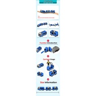 Kids Electric Train Toys Set Train Diecast Slot Toy fit for Major Brands Wooden Railway Wooden Train