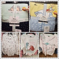 英國直送/英國代購 - Disney Dumbo 小飛象/ Alice in Wonderland/ Lady and Trump 女裝短袖睡衣套裝/ 長袖睡衣套裝/ 短袖睡裙
