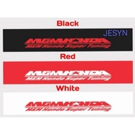 M & M HONDA FRONT WINDCREEN STICKER TYPE 1