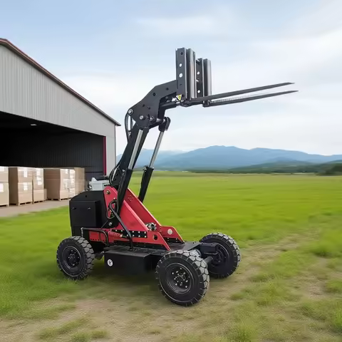 Customized Diesel Engine Off-Road 4x4 Terrain Forklift for Manufacturer Heavy Duty Industrial Truck 