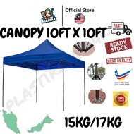 【Plastikmamak】Full Set khemah niaga folding Canopy 10x10 heavy duty khemah camping Tent Thickened fr