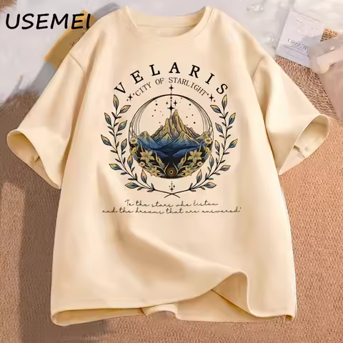 Velaris ACOTAR T Shirt Wmen Velaris City of Starlight T-shirt The Night Court Tshirt SJM Merch Court